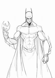 Image result for Batman Sketch Pose