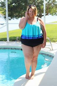 Image result for Plus Size Swimsuits Fatkini