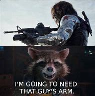 Image result for Rocket Guardians of the Galaxy Meme