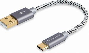 Image result for Short USB A to USB C Cable
