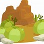 Image result for Cartoon Cactus Desert Background