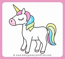 Image result for White Unicorn Drawing