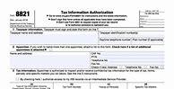 Image result for What Is Form 8821
