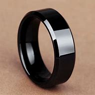 Image result for Black Stainless Steel Rings for Men