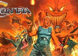 Image result for Contra NES Cover Art
