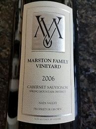 Image result for Marston Family Cabernet Sauvignon