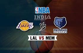 Image result for Lakers vs Mem