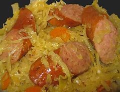 Image result for Polish Sausage and Sauerkraut Recipes