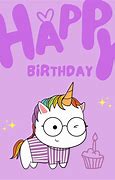 Image result for Happy Birthday Purple Unicorn