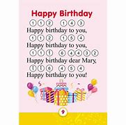 Image result for Happy Birthday Thumb Piano