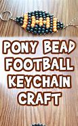 Image result for Football Keychain Beads