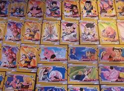 Image result for Dragon Ball Z Gold Cards