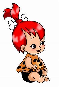 Image result for Pebbles Face Cartoon