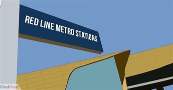 Image result for Red Line Metro