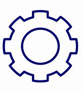 Image result for Gear Icon Clip Art Color Blue