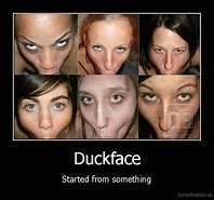 Image result for Funny Duck Face Girls