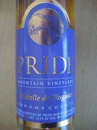 Image result for Pride Mountain Mistelle Viognier