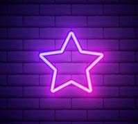 Image result for Neon Pink Star