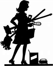Image result for Cleaning Lady Silhouette Clip Art