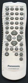 Image result for Panasonic TV/VCR Player Remote