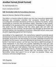 Image result for Termination of Consulting Agreement Template