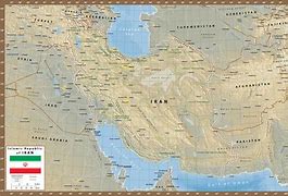 Image result for Iran Relief Map
