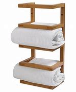 Image result for Wall Mounted Towel Rack Wood