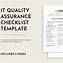 Image result for Quality Assurance Checklist