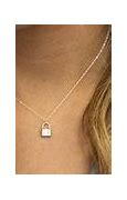 Image result for Sterling Silver Padlock Necklace