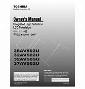 Image result for Toshiba 32AV502U