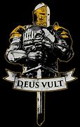 Image result for Deus Vult Tattoo Design
