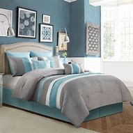 Image result for Teal and Gray Comforter