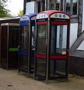 Image result for Three Modern Telephone Boxes