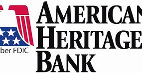 Image result for American Heritage Bank Logo