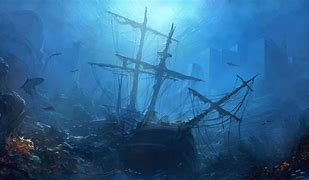 Image result for Undersea Wallpaper with Sunken Pirate Ship