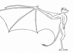 Image result for Bat Person Drawing