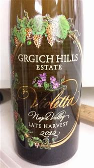 Image result for Grgich Hills Violetta Late Harvest