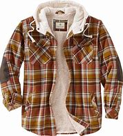 Image result for Hooded Flannel Shirt Jacket
