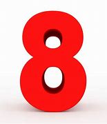 Image result for Red Number 8