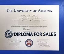 Image result for University of Arizona Diploma