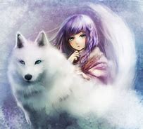 Image result for Chibi Purple Wolf Girl