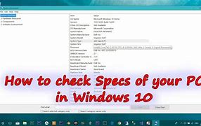 Image result for Windows 10 See Ram Specs