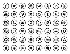 Image result for All Social Icon Circle