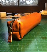 Image result for Small Leather Pencil Case