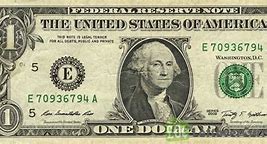 Image result for American Currency 1 Dollar