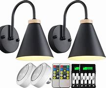 Image result for Battery Powered Wall Sconces