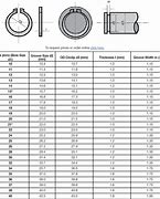 Image result for Internal Circlip Dimensions