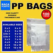 Image result for Polypropylene Plastic Bags