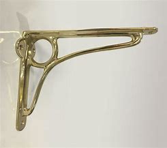 Image result for Brass Bistro Shelf Bracket Arms