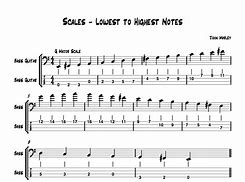 Image result for Lowest Note On Bass